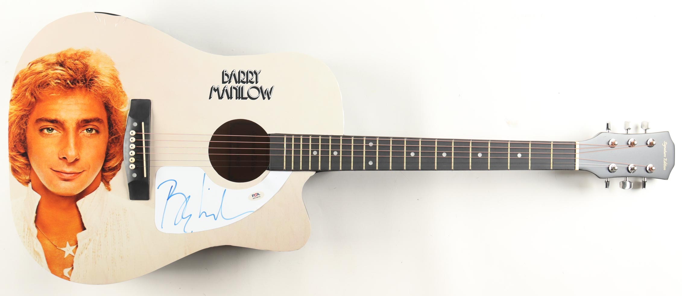 Barry Manilow Signed 41" Acoustic Guitar (PSA) at PristineAuction.com Barry Manilow Signed 41" Acoustic Guitar (PSA) at PristineAuction.com