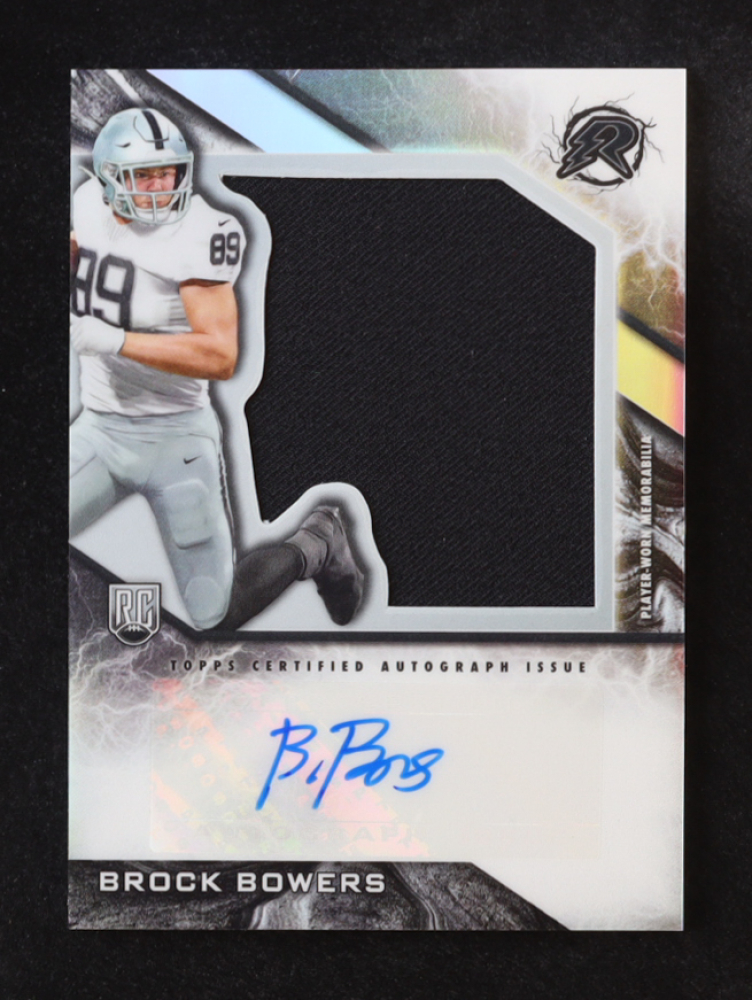 Brock Bowers 2024 Topps Resurgence Resurgence Rookie Patch Autographs #RPABB RC