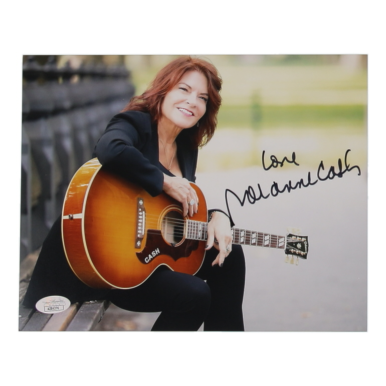 Rosanne Cash Signed 8x10 Photo Inscribed "Love" (JSA) at PristineAuction.com Rosanne Cash Signed 8x10 Photo Inscribed "Love" (JSA) at PristineAuction.com