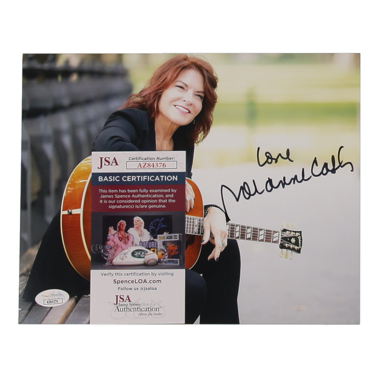 Rosanne Cash Signed 8x10 Photo Inscribed "Love" (JSA) at PristineAuction.com Rosanne Cash Signed 8x10 Photo Inscribed "Love" (JSA) at PristineAuction.com