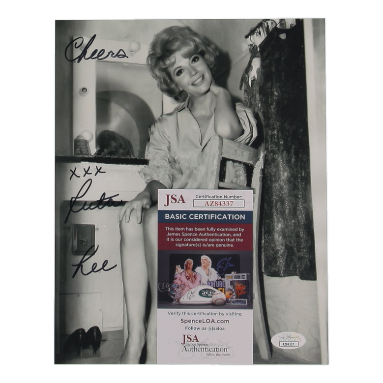 Ruta Lee Signed 8x10 "Seven Brides for Seven Brothers" Photo Inscribed "XXX" & "Cheers" (JSA) at PristineAuction.com Ruta Lee Signed 8x10 "Seven Brides for Seven Brothers" Photo Inscribed "XXX" & "Cheers" (JSA) at PristineAuction.com
