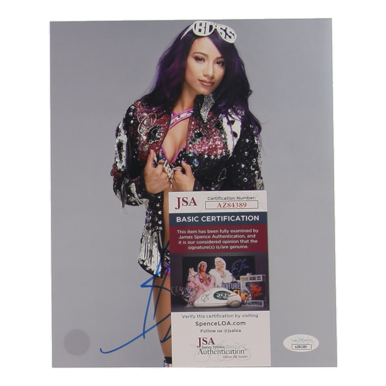 Sasha Banks Signed 8x10 Photo (JSA) at PristineAuction.com Sasha Banks Signed 8x10 Photo (JSA) at PristineAuction.com