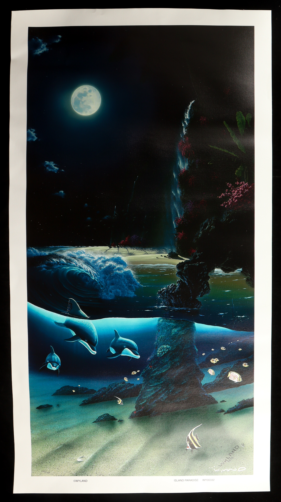 LE "Island Paradise" 20x40 Giclee on Canvas | Signed by Artists at PristineAuction.com LE "Island Paradise" 20x40 Giclee on Canvas | Signed by Artists at PristineAuction.com