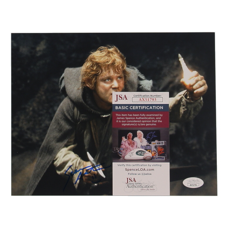 Sean Astin Signed 8x10 "Lord of the Rings: Return of the King" Photo (JSA) at PristineAuction.com Sean Astin Signed 8x10 "Lord of the Rings: Return of the King" Photo (JSA) at PristineAuction.com