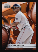 Rafael Devers 2025 Topps Chrome Black Orange Refractors #4 #21/25 at PristineAuction.com