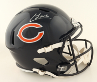 Colston Loveland Signed Bears Full-Size Speed Helmet (JSA) at PristineAuction.com