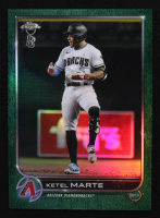 Ketel Marte 2022 Topps Chrome Ben Baller Green Refractors #124 #83/99 at PristineAuction.com