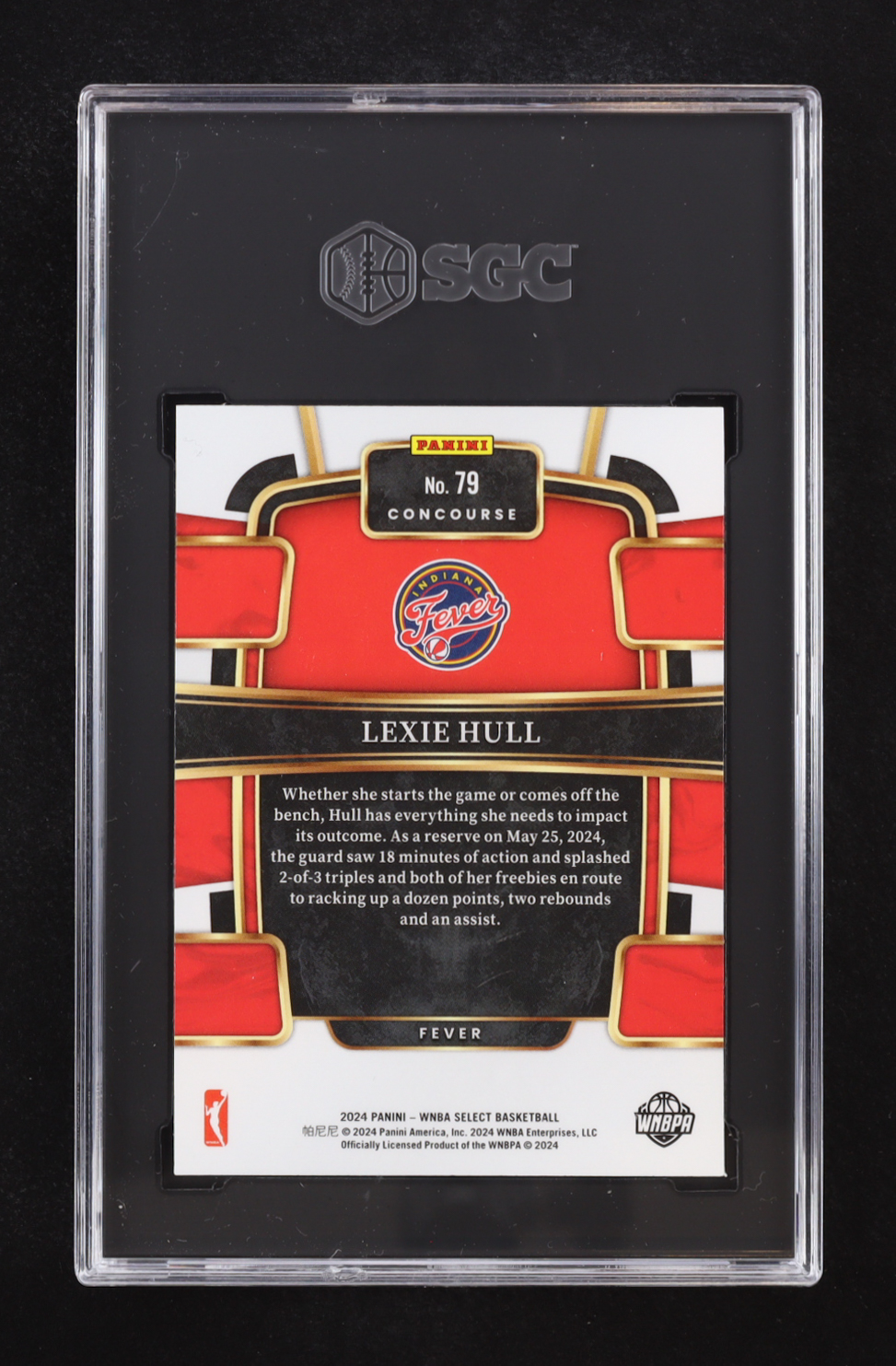 Lexie Hull 2024 Select WNBA #79 (SGC 9.5) at PristineAuction.com Lexie Hull 2024 Select WNBA #79 (SGC 9.5) at PristineAuction.com