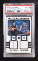 Chet Holmgren / Paolo Banchero 2022-23 Panini Contenders Rookie Ticket Dual Swatches #5 RC (PSA 6) at PristineAuction.com