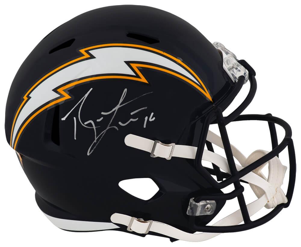 Ryan Leaf Signed Chargers Full-Size Throwback Alternate Speed Helmet (Schwartz) at PristineAuction.com Ryan Leaf Signed Chargers Full-Size Throwback Alternate Speed Helmet (Schwartz) at PristineAuction.com