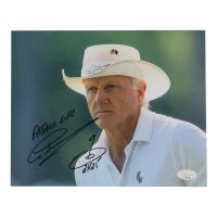 Greg Norman Signed 8x10 Photo Inscribed "Aflack Life" (JSA) at PristineAuction.com