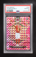 Jayden Daniels 2024 Panini Mosaic Mosaic Camo Pink #302 RC (PSA 10) at PristineAuction.com