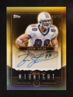 Jason Taylor 2024 Topps Midnight Stroke of Midnight Autographs Summer Solstice #SMA-JTA #8/50 at PristineAuction.com