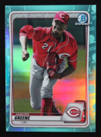 Hunter Greene 2020 Bowman Chrome Prospects Aqua Refractors #BCP47 #076/125 at PristineAuction.com