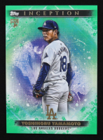 Yoshinobu Yamamoto 2024 Topps Inception Green #44 RC at PristineAuction.com