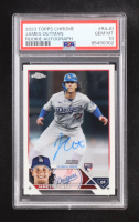 James Outman 2023 Topps Chrome Rookie Autographs #RAJO RC (PSA 10) at PristineAuction.com