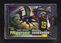 Bryce Underwood 2024 Wild Card Alumination Dino-Might Pterodactyl Refractor #PHPTE1-BU RC #16/25 at PristineAuction.com