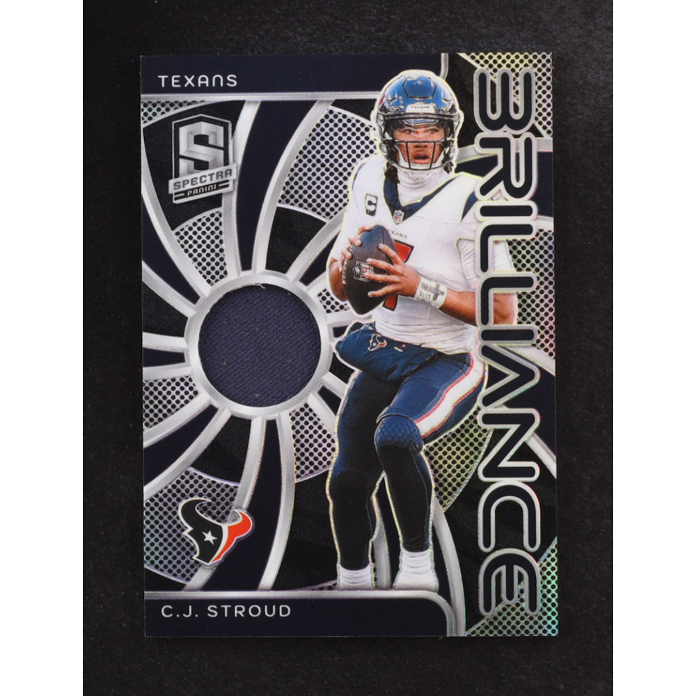 CJ Stroud 2024 Panini Spectra Brilliance Materials #8 #76/99 at PristineAuction.com