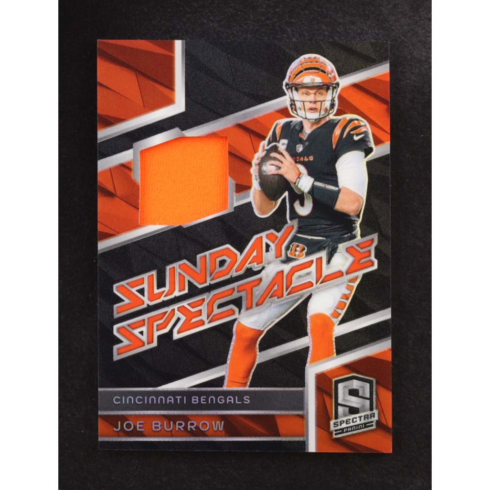 Joe Burrow 2024 Panini Spectra Sunday Spectacle Materials #3 #65/99 at PristineAuction.com