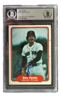 Bob Ojeda Signed 1982 Fleer #301 (BGS) at PristineAuction.com