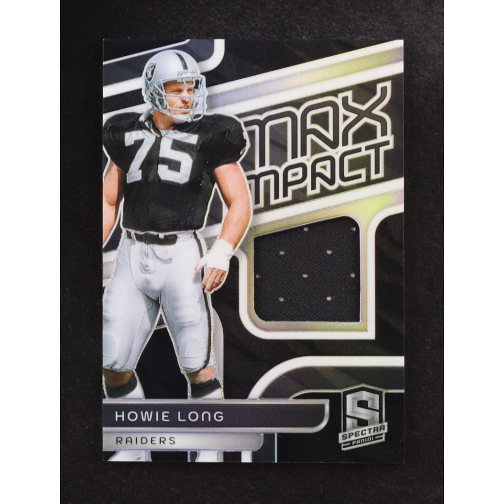 Howie Long 2024 Panini Spectra Max Impact Materials #26 #56/99 at PristineAuction.com