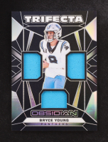 Bryce Young 2024 Panini Obsidian Trifecta Swatches #28 at PristineAuction.com