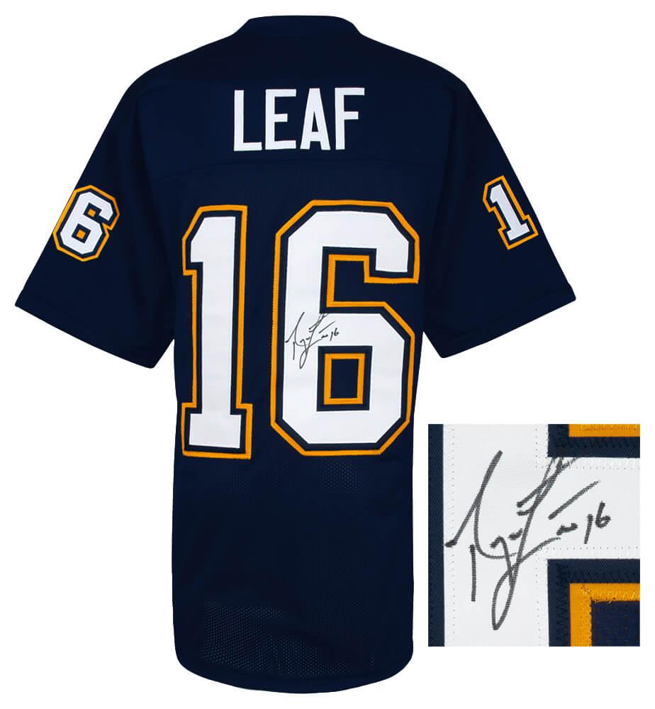 Ryan Leaf Signed Jersey (Schwartz) at PristineAuction.com Ryan Leaf Signed Jersey (Schwartz) at PristineAuction.com