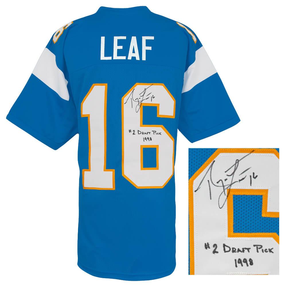 Ryan Leaf Signed Jersey Inscribed "#2 Draft Pick 1998" (Schwartz) at PristineAuction.com Ryan Leaf Signed Jersey Inscribed "#2 Draft Pick 1998" (Schwartz) at PristineAuction.com