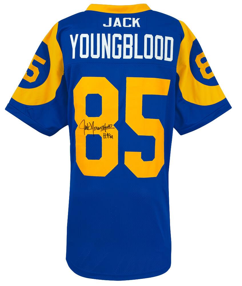 Jack Youngblood Signed Jersey Inscribed "HF 01" (Schwartz) at PristineAuction.com Jack Youngblood Signed Jersey Inscribed "HF 01" (Schwartz) at PristineAuction.com