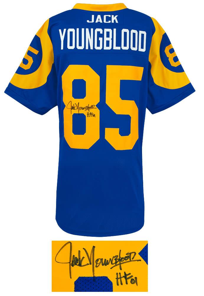 Jack Youngblood Signed Jersey Inscribed "HF 01" (Schwartz) at PristineAuction.com Jack Youngblood Signed Jersey Inscribed "HF 01" (Schwartz) at PristineAuction.com