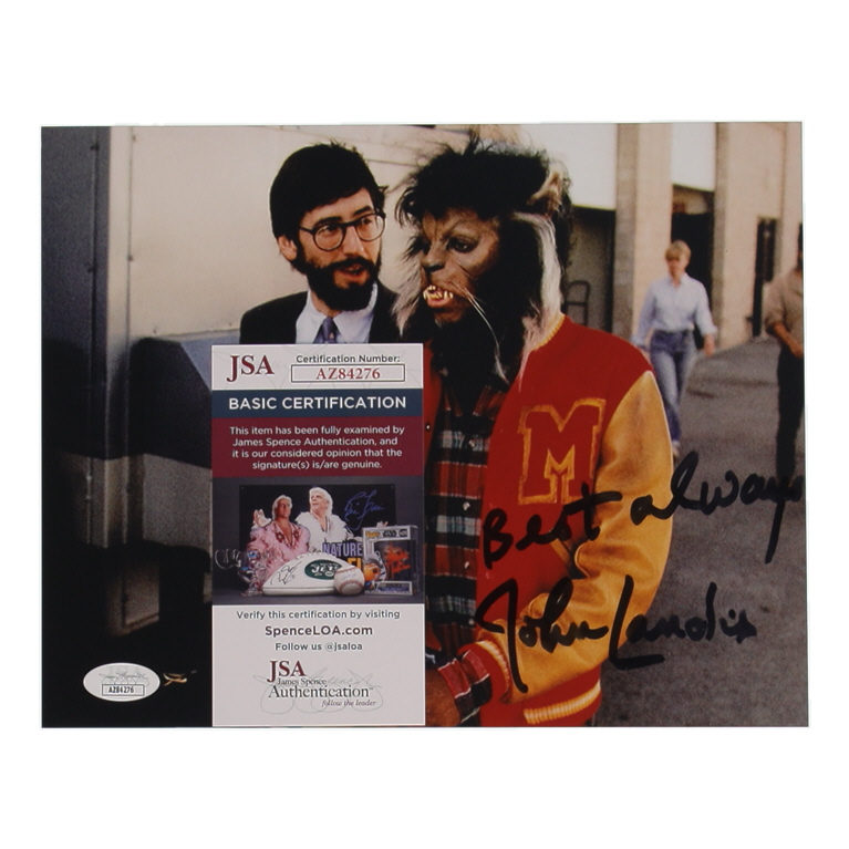John Landis Signed 8x10 Photo (JSA) at PristineAuction.com John Landis Signed 8x10 Photo (JSA) at PristineAuction.com