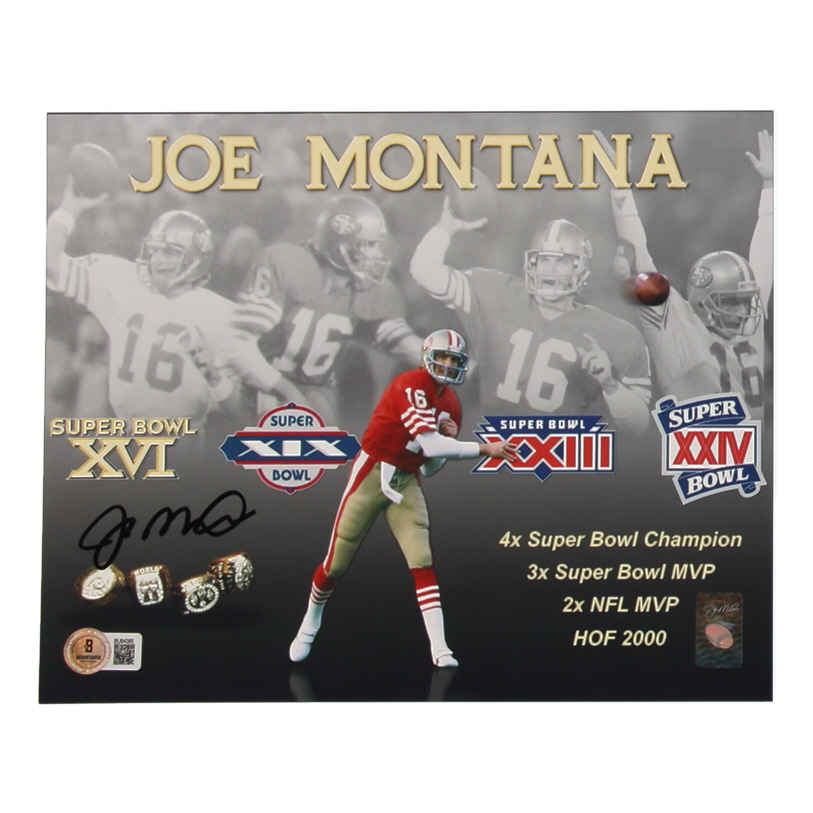 Joe Montana Signed 49ers 8x10 Photo (Beckett) at PristineAuction.com Joe Montana Signed 49ers 8x10 Photo (Beckett) at PristineAuction.com