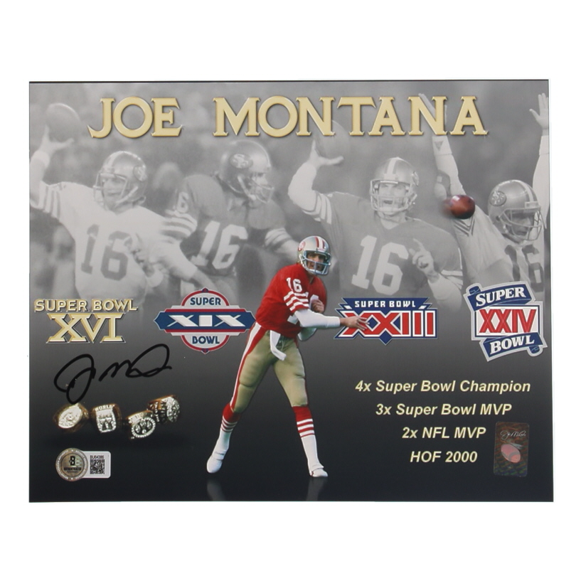 Joe Montana Signed 49ers 8x10 Photo (Beckett) at PristineAuction.com Joe Montana Signed 49ers 8x10 Photo (Beckett) at PristineAuction.com