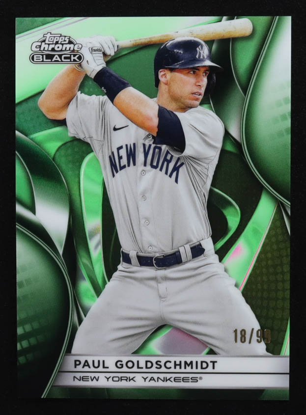 Paul Goldschmidt 2025 Topps Chrome Black Green Refractors #146 #18/99 at PristineAuction.com Paul Goldschmidt 2025 Topps Chrome Black Green Refractors #146 #18/99 at PristineAuction.com