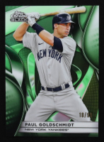 Paul Goldschmidt 2025 Topps Chrome Black Green Refractors #146 #18/99 at PristineAuction.com