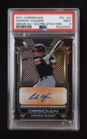 Andrew Vaughn 2021 Panini Obsidian Autographs Electric Etch Orange #23 RC #36/50 (PSA 9) at PristineAuction.com