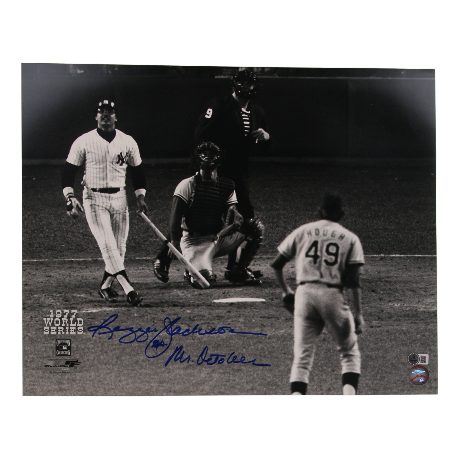 Reggie Jackson Signed Yankees 16x20 Photo Inscribed "Mr. October" (Beckett) at PristineAuction.com Reggie Jackson Signed Yankees 16x20 Photo Inscribed "Mr. October" (Beckett) at PristineAuction.com