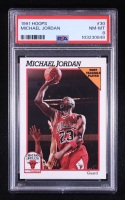 Michael Jordan 1991 Hoops MVP #30 (PSA 8) at PristineAuction.com