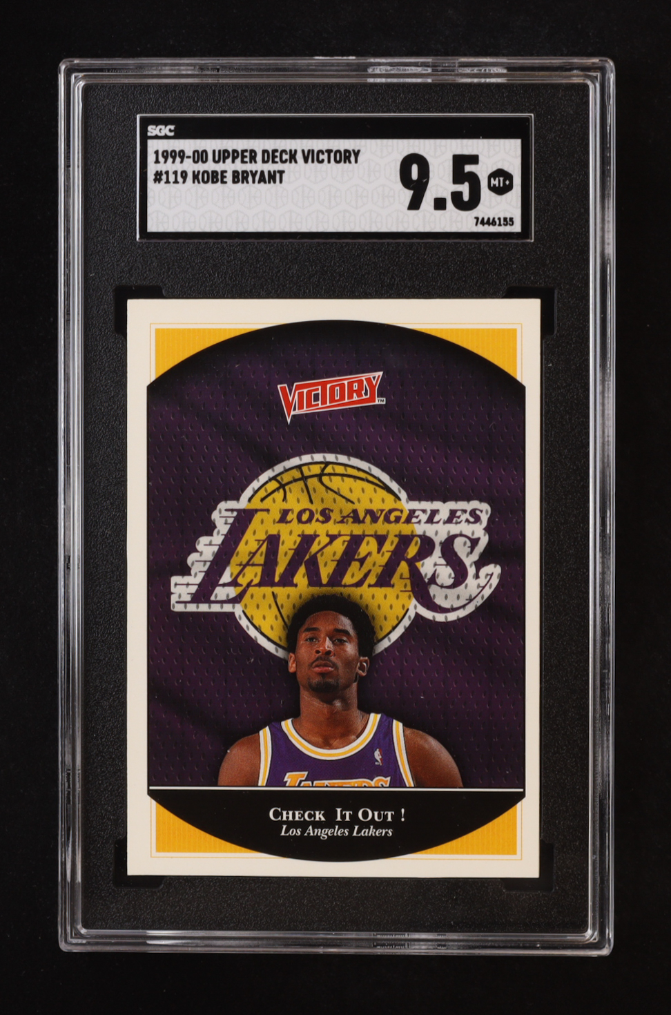 Kobe Bryant 1999-00 Upper Deck Victory #119 CL (SGC 9.5) at PristineAuction.com Kobe Bryant 1999-00 Upper Deck Victory #119 CL (SGC 9.5) at PristineAuction.com