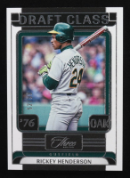 Rickey Henderson 2024 Panini Three and Two Draft Class #31 #52/99 at PristineAuction.com