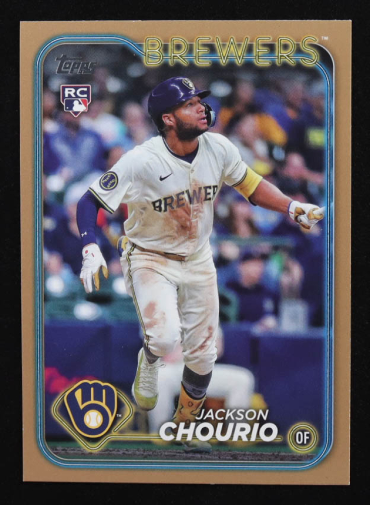Jackson Chourio 2024 Topps Update Gold #US240 #0116/2024 RC