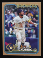 Jackson Chourio 2024 Topps Update Gold #US240 #0116/2024 RC at PristineAuction.com