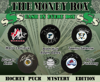 $$ THE MONEY BOX $$ Hall of Famer Signed Hockey Puck Mystery Box - Series 4 (Limited to 150) - Schwartz Sports at PristineAuction.com