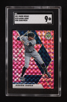 Aaron Judge 2021 Panini Mosaic Mosaic Pink Camo #135 (SGC 9) at PristineAuction.com