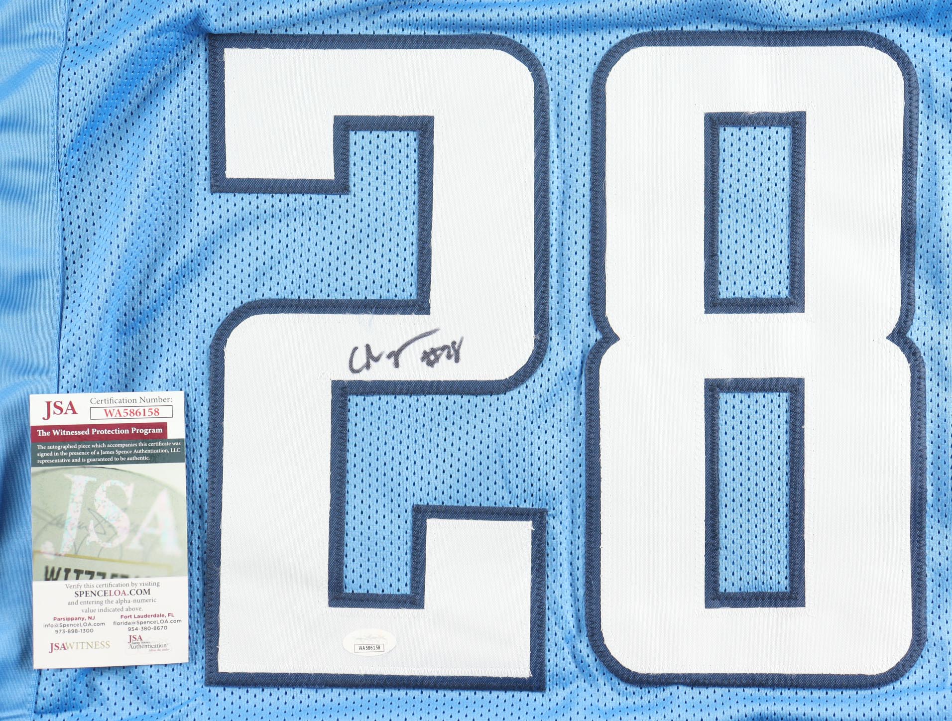 Chris Johnson Signed Jersey (JSA) at PristineAuction.com Chris Johnson Signed Jersey (JSA) at PristineAuction.com