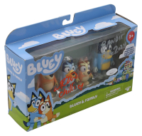 Melanie Zanetti & David McCormack Signed "Bluey" Toy Action Figurines Inscribed "Chilli" & "Bandit 2024" (JSA) at PristineAuction.com