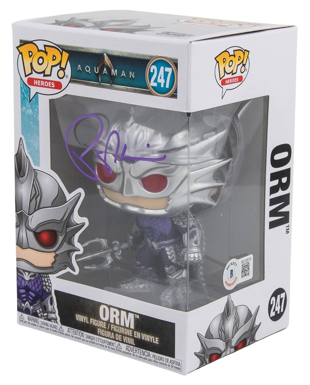 Patrick Wilson Signed "Aquaman" #247 Orm Funko Pop! Vinyl Figure (Beckett) at PristineAuction.com Patrick Wilson Signed "Aquaman" #247 Orm Funko Pop! Vinyl Figure (Beckett) at PristineAuction.com