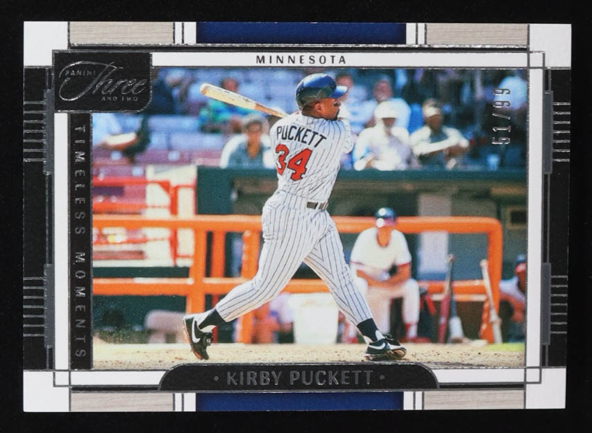 Kirby Puckett 2024 Panini Three and Two Timeless Moments #8 #51/99 at PristineAuction.com Kirby Puckett 2024 Panini Three and Two Timeless Moments #8 #51/99 at PristineAuction.com