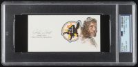 John Voll Signed Cut Signature with Portrait (PSA) WWII P-51 Ace 21 Victories at PristineAuction.com