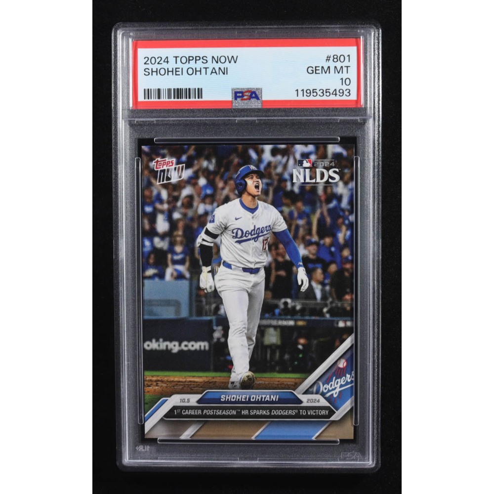 Shohei Ohtani 2024 Topps Now #801 (PSA 10) at PristineAuction.com
